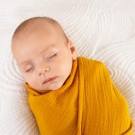 Бебешко муселиново одеяло Muslin 80/120 жълт цвят